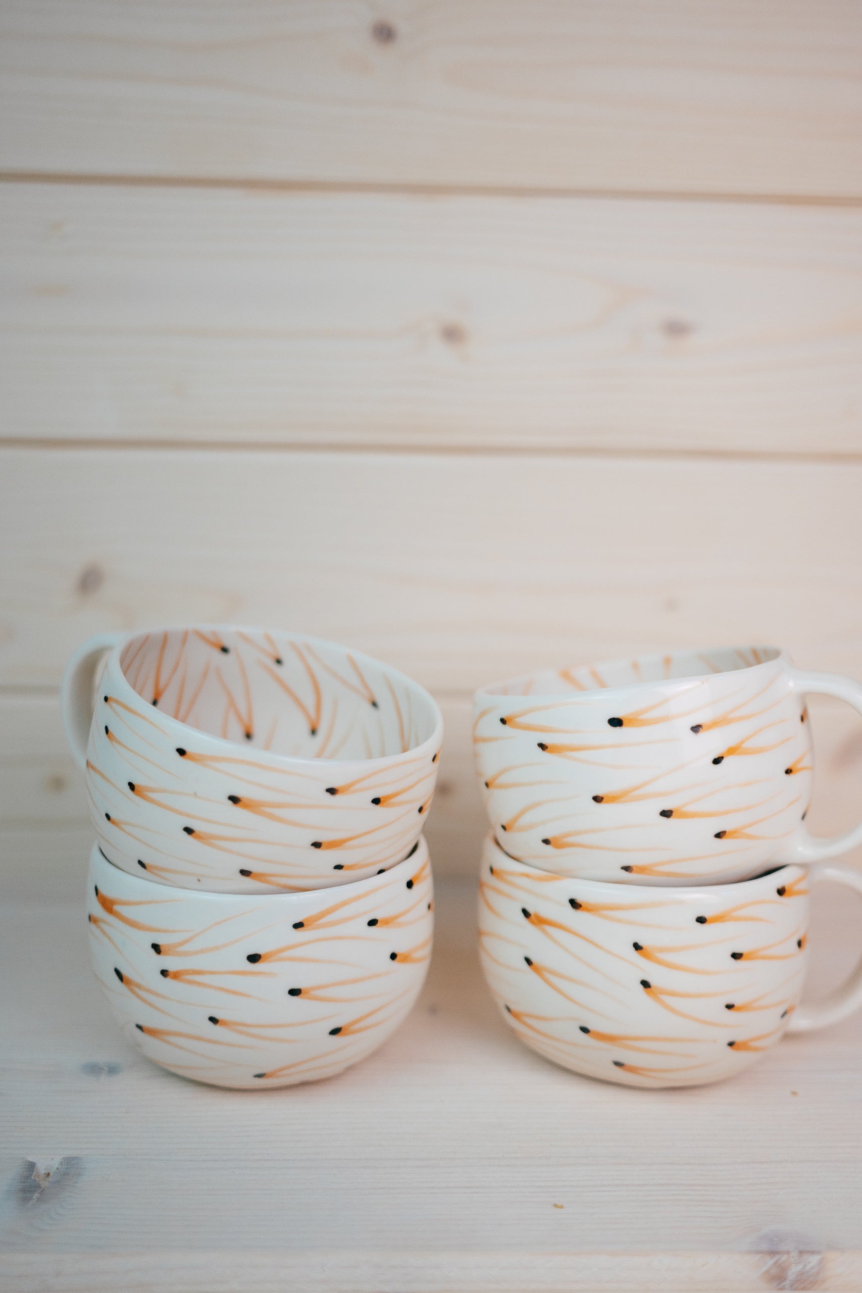 Pine Needles | Porcelain cup