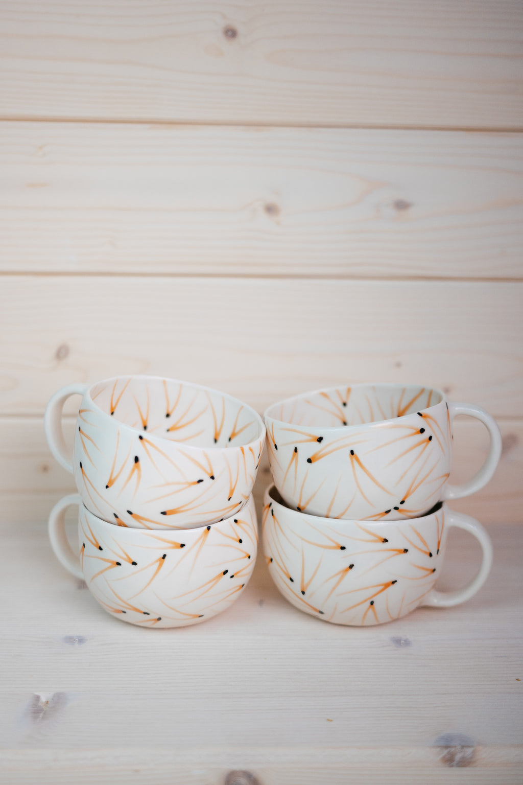 Pine Needles | Porcelain cup