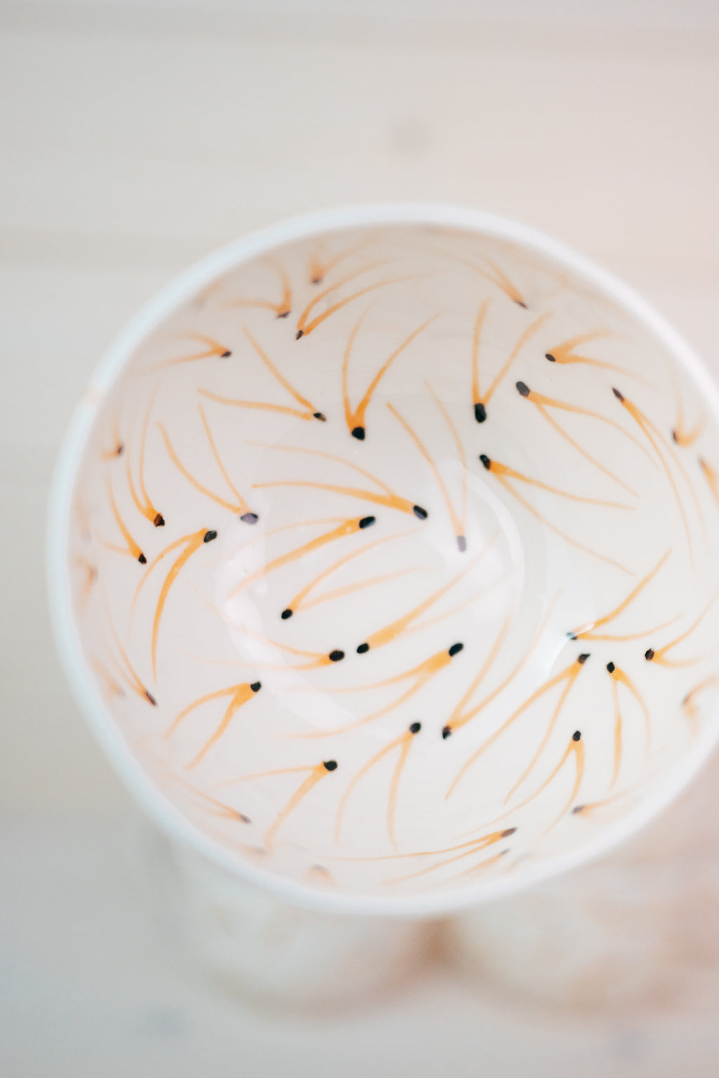 Pine Needles | Porcelain cup