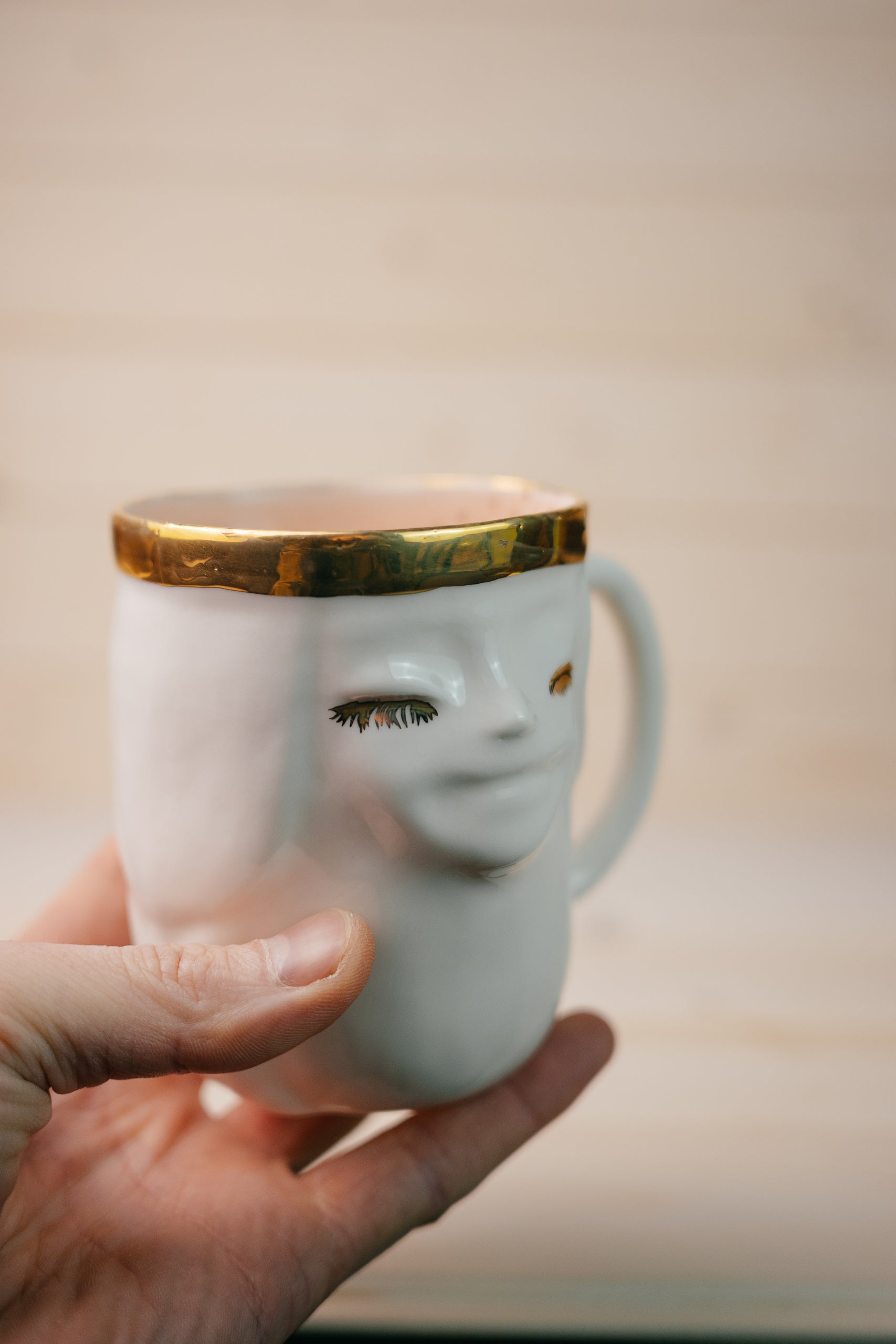 Folk girl | Porcelain mug