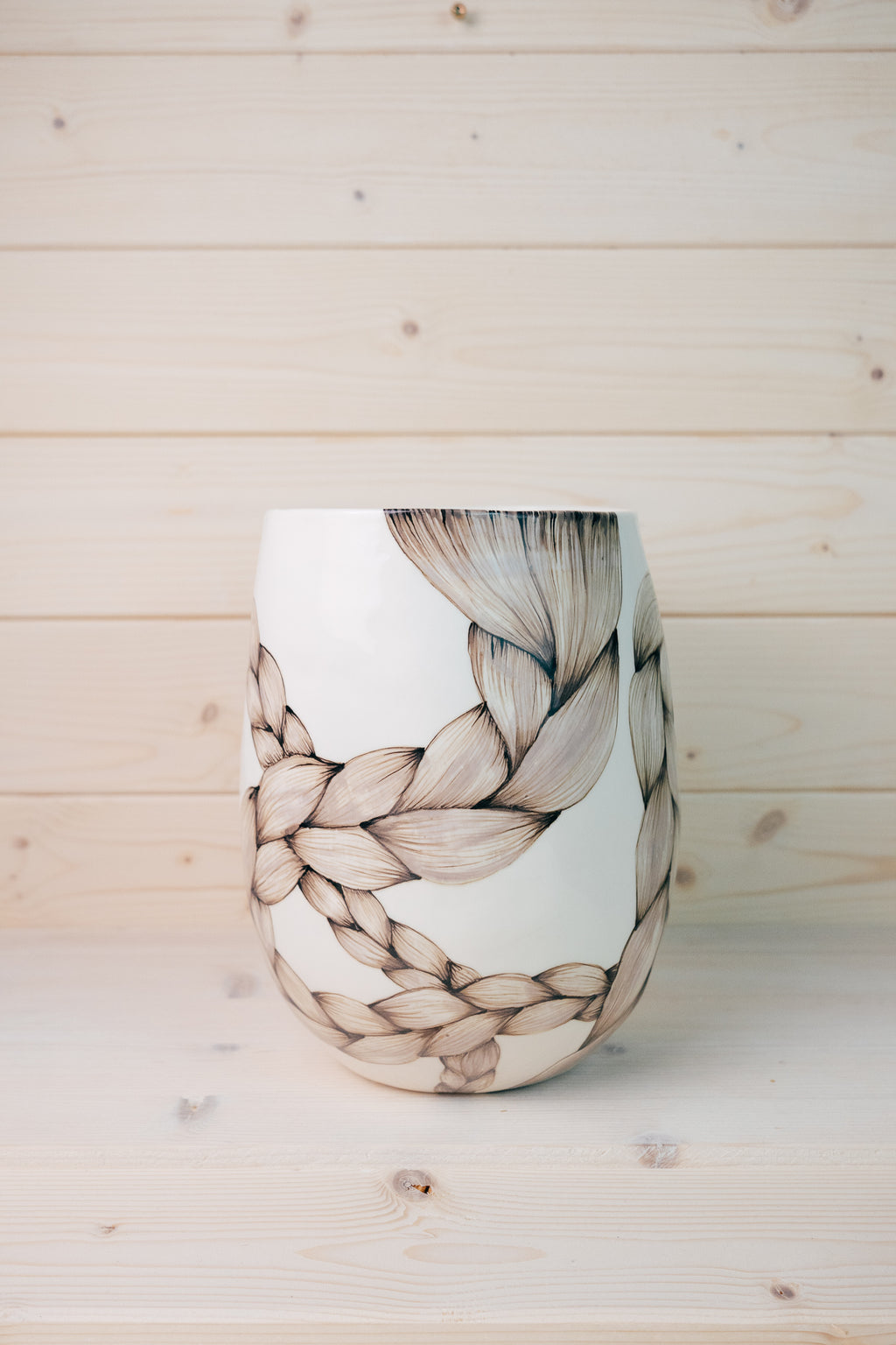 Braids | Large Porcelain Vase