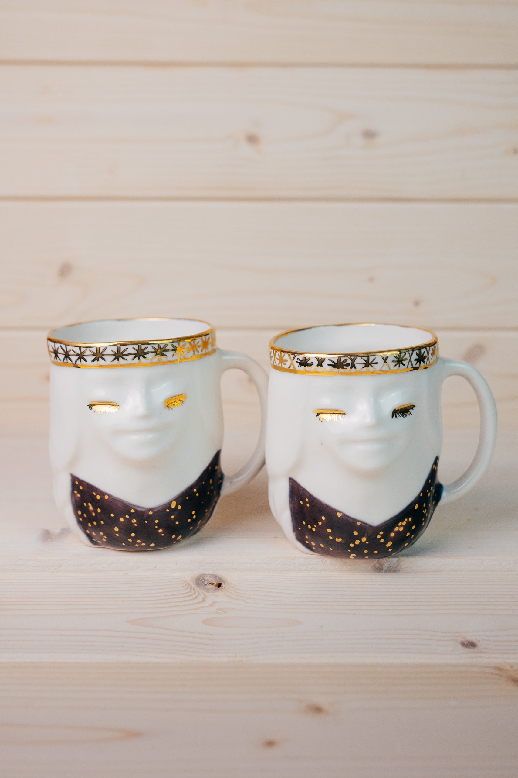 Folk girl | Porcelain mug