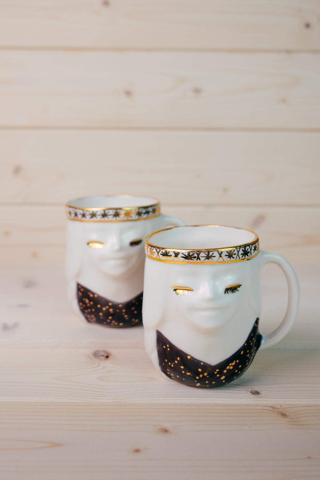 Folk girl | Porcelain mug