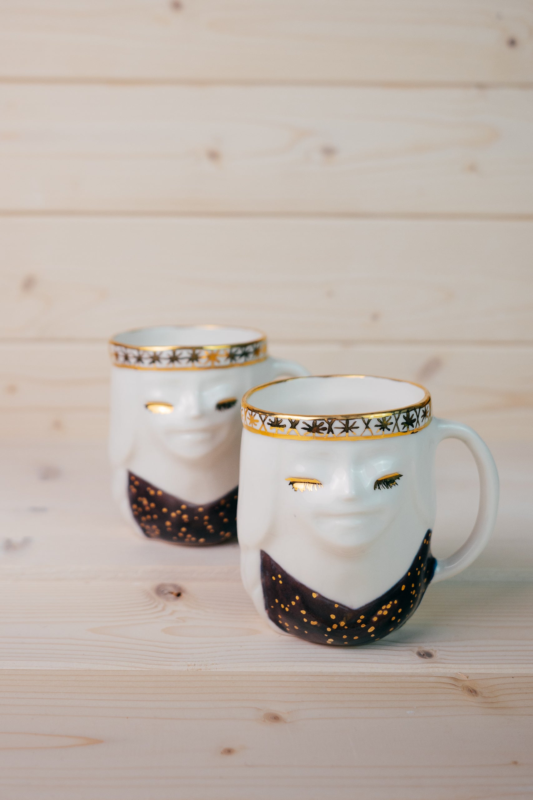 Folk girl | Porcelain mug