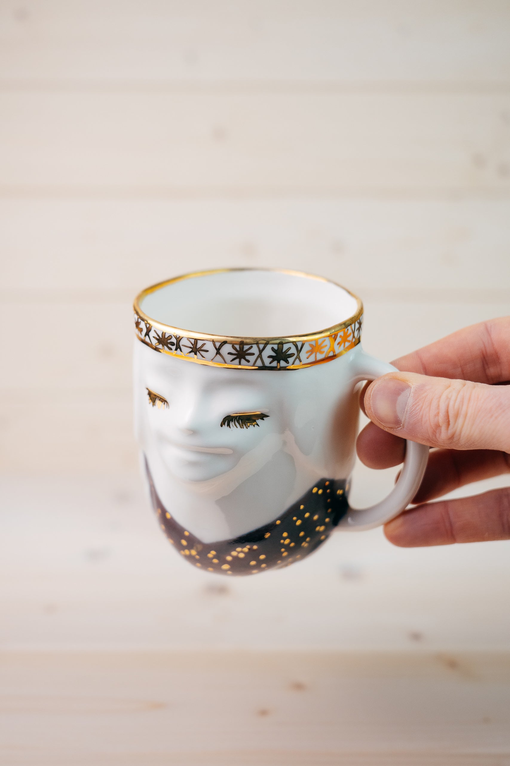 Folk girl | Porcelain mug