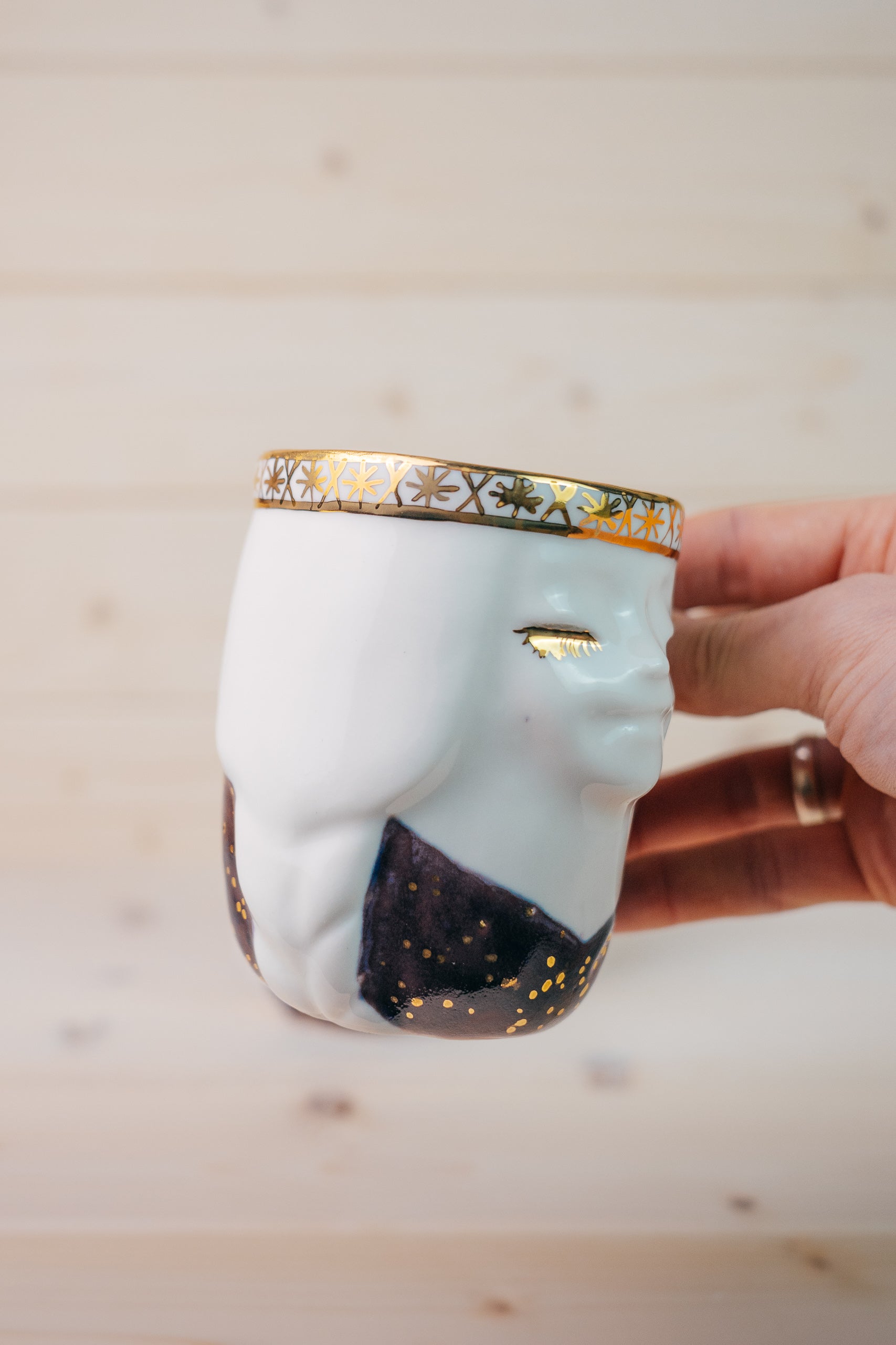 Folk girl | Porcelain mug