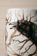 Raven | Porcelain vase