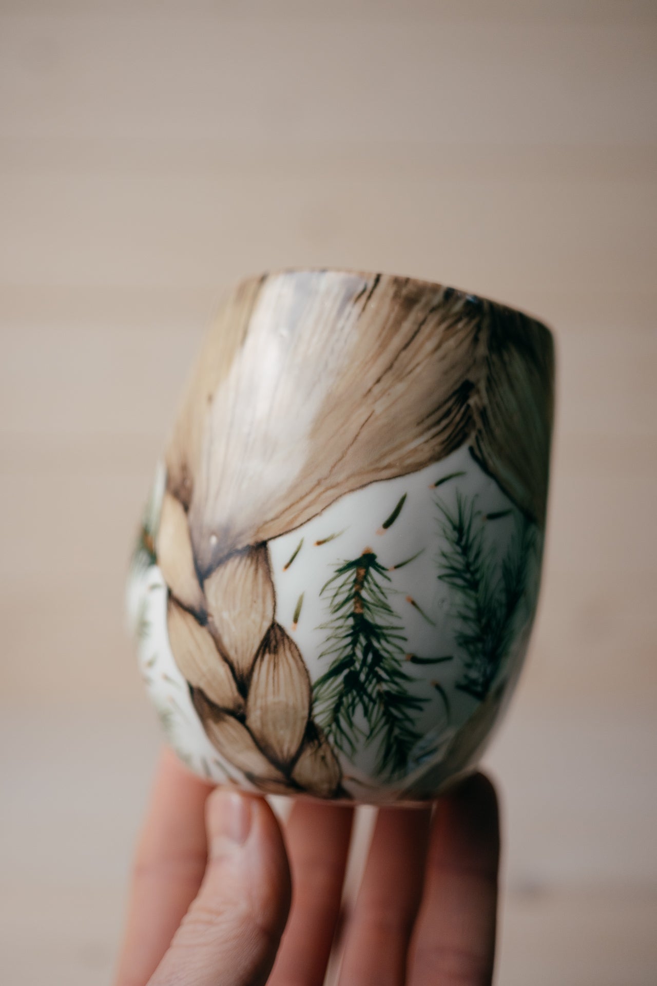 Spruce Forest Fairy | Porcelain vase