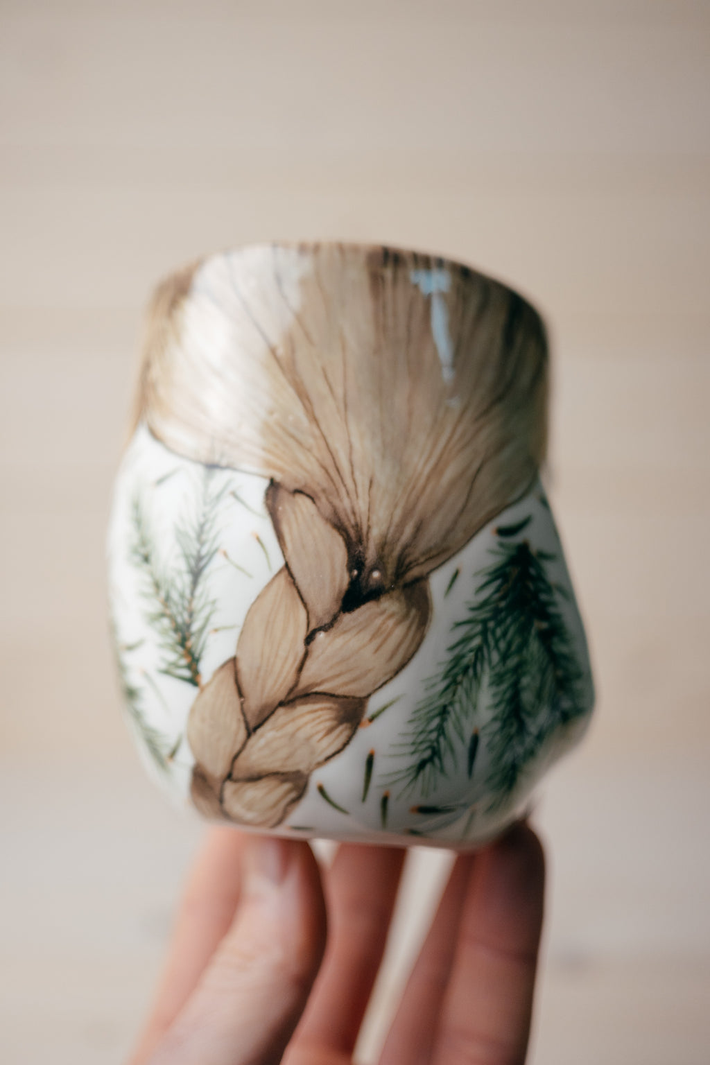 Spruce Forest Fairy | Porcelain vase