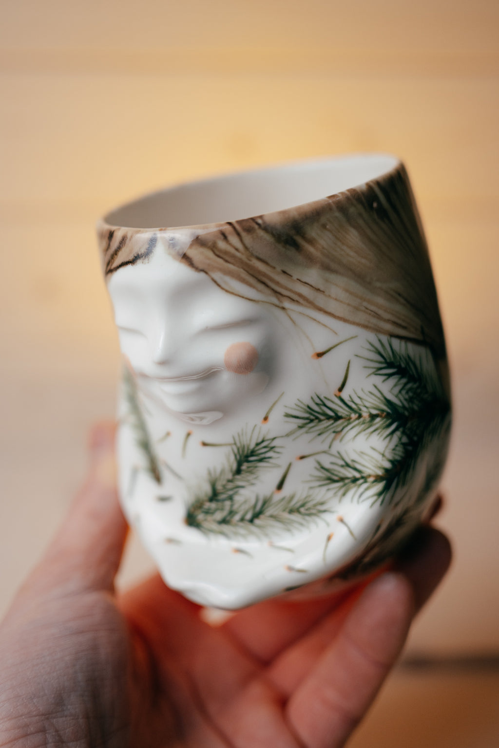 Spruce Forest Fairy | Porcelain vase