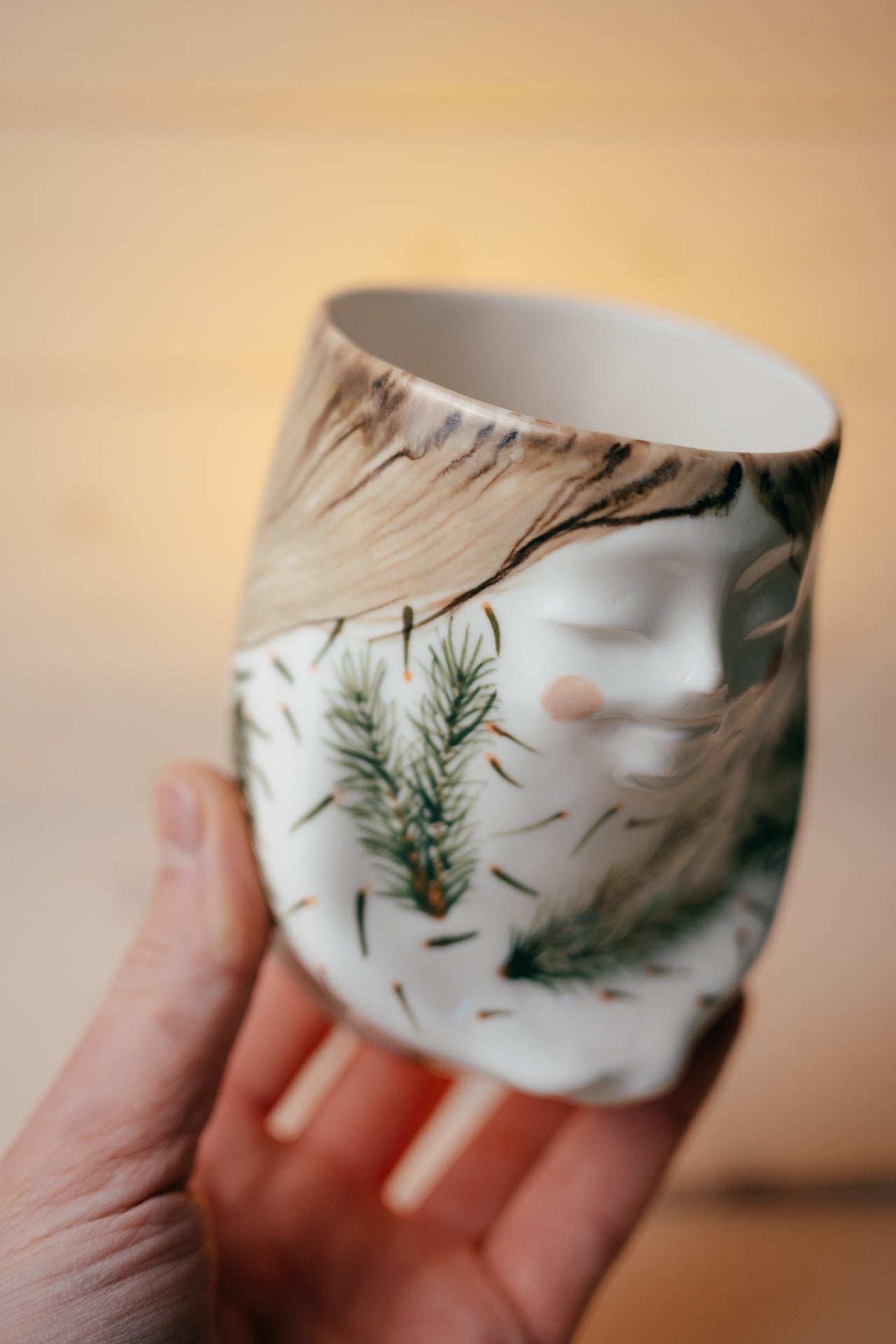 Spruce Forest Fairy | Porcelain vase