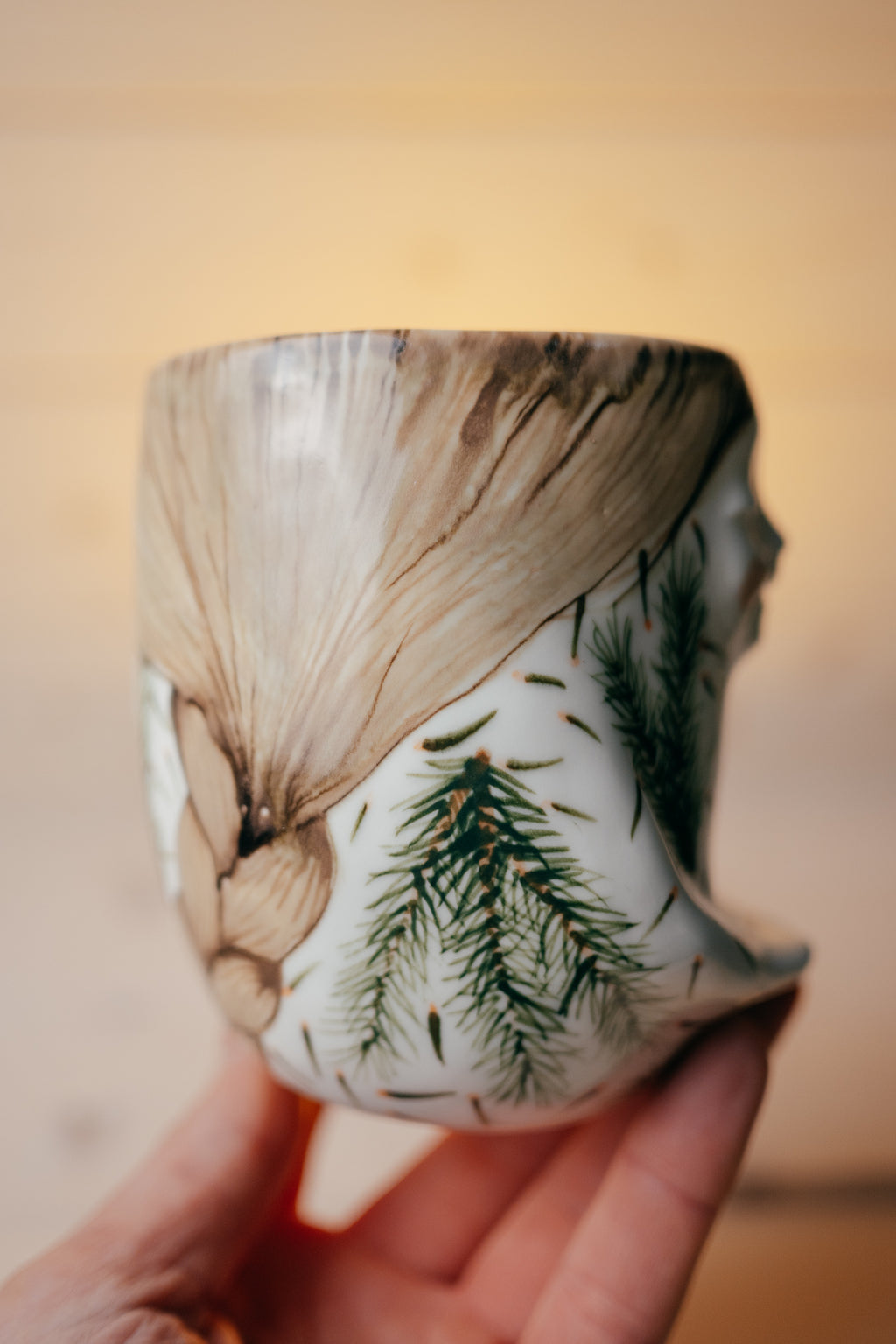 Spruce Forest Fairy | Porcelain vase