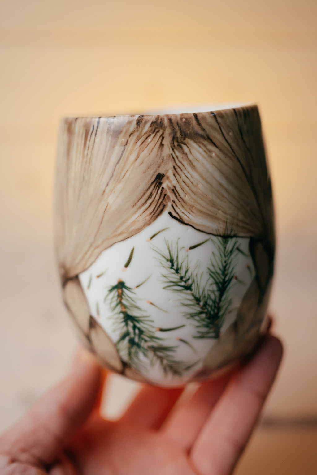 Spruce Forest Fairy | Porcelain vase