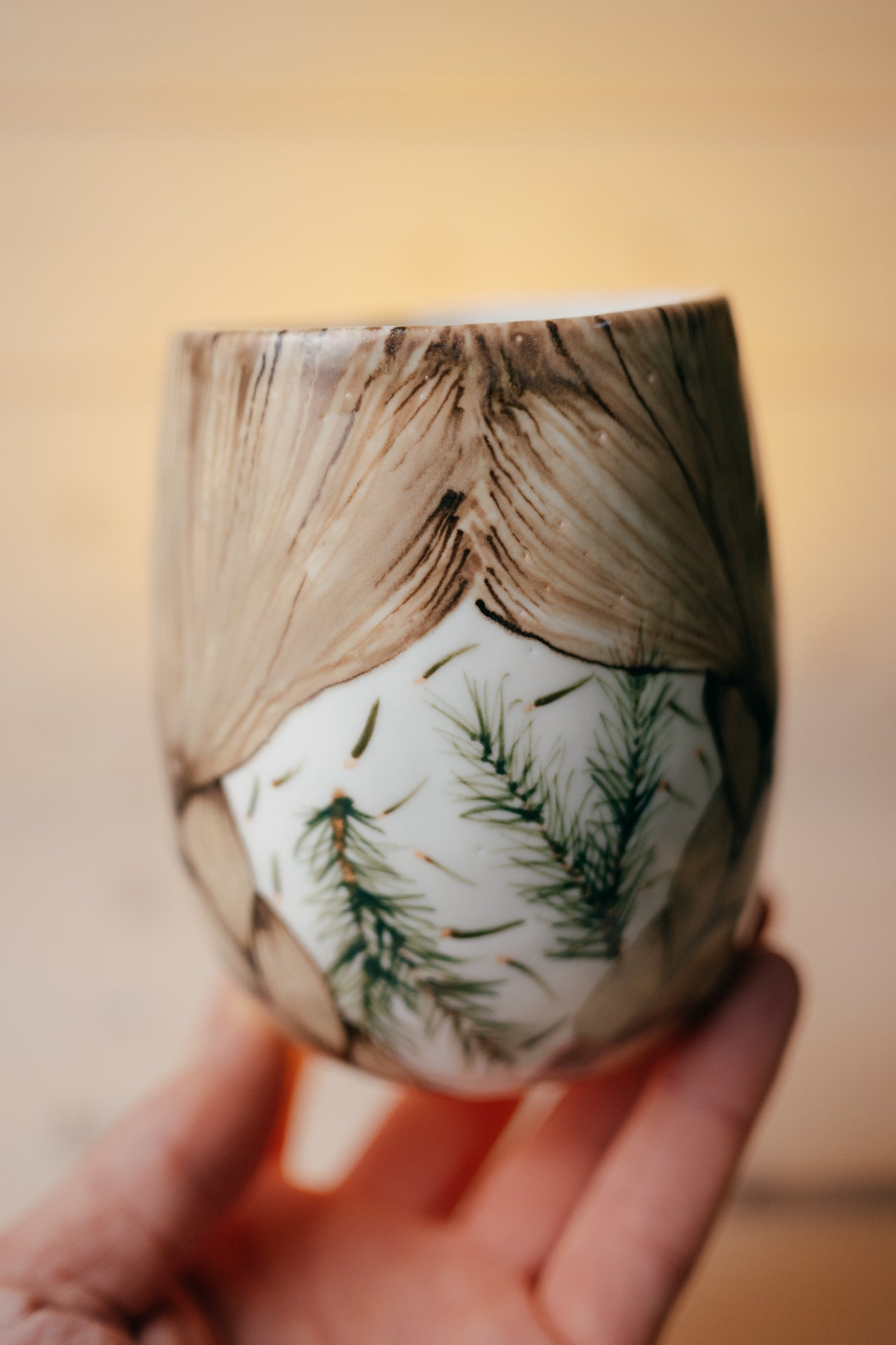 Spruce Forest Fairy | Porcelain vase