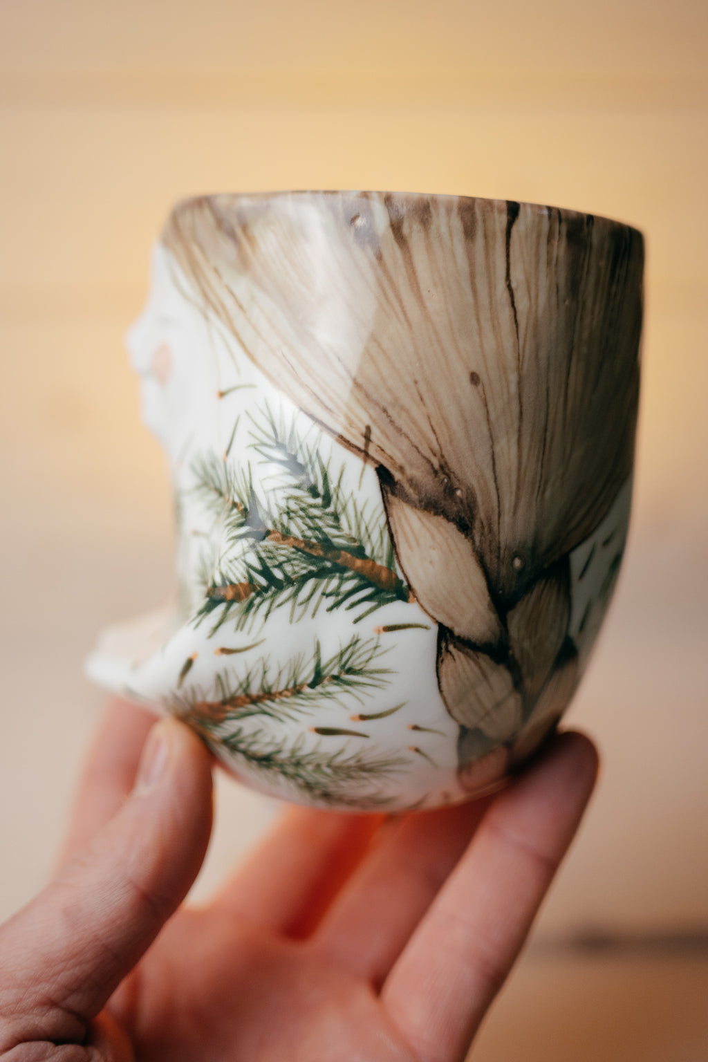 Spruce Forest Fairy | Porcelain vase