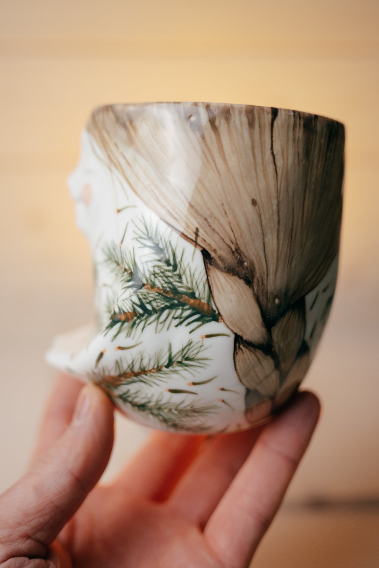 Spruce Forest Fairy | Porcelain vase
