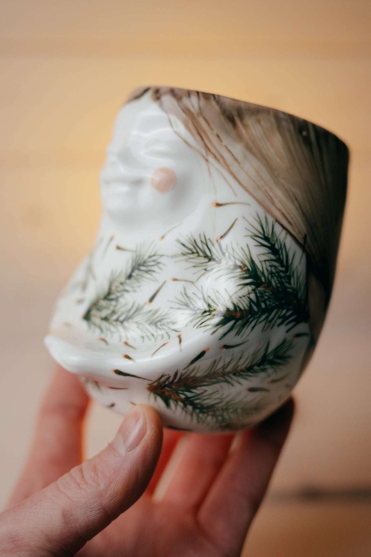 Spruce Forest Fairy | Porcelain vase