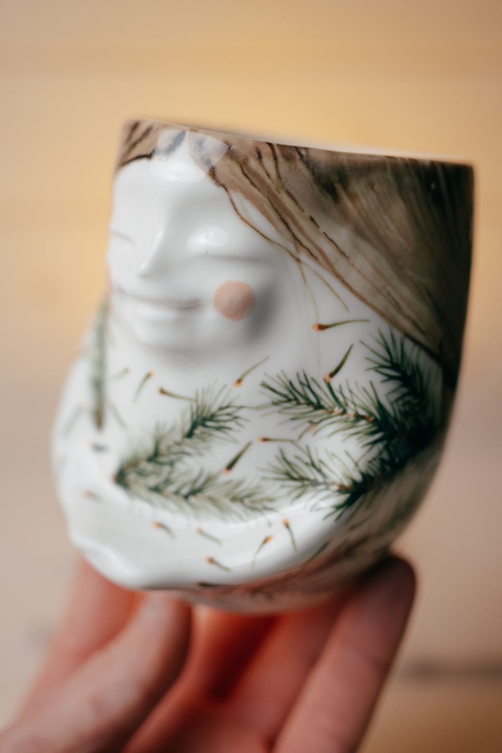 Spruce Forest Fairy | Porcelain vase