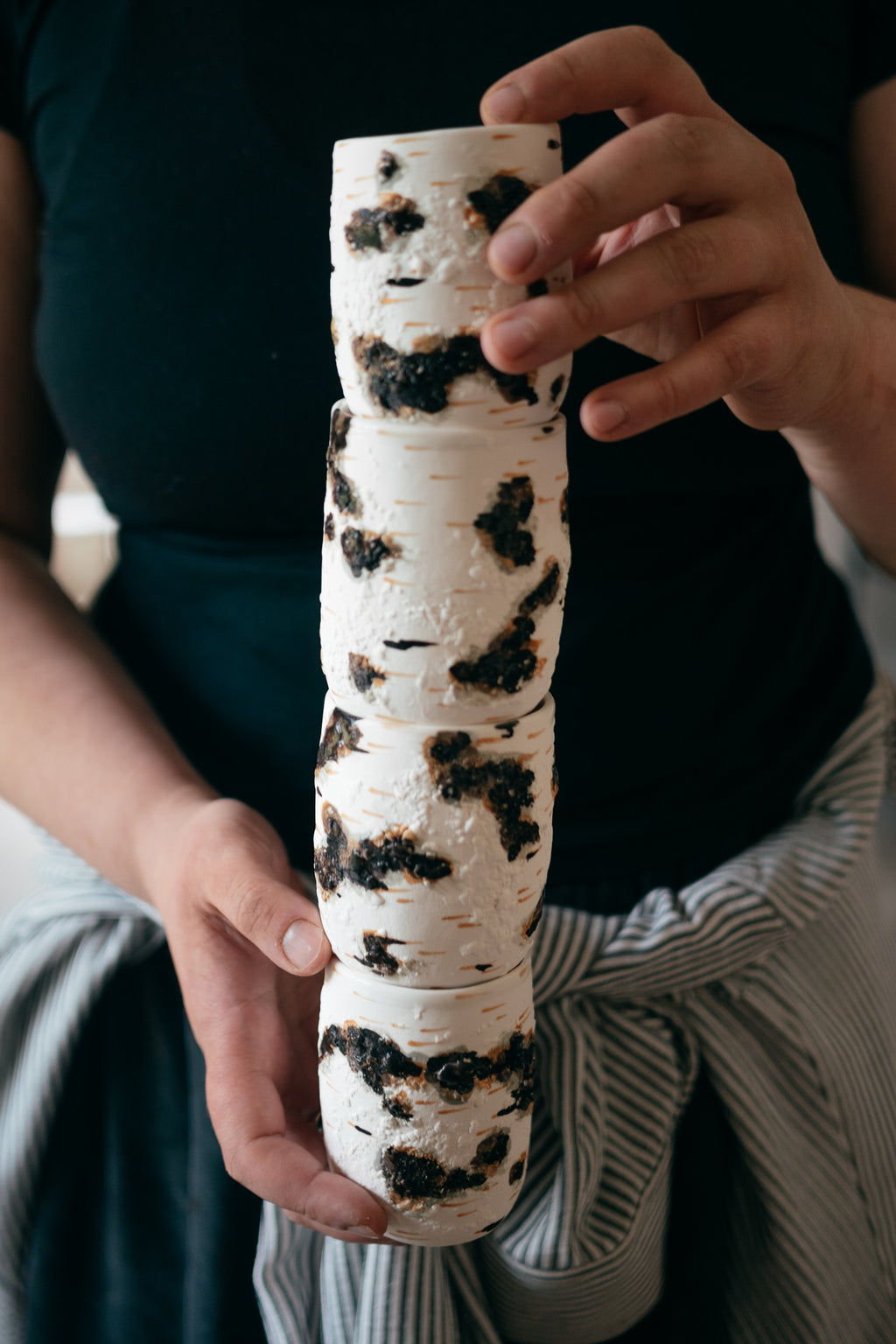 Birch | Handleless mug Porcelain
