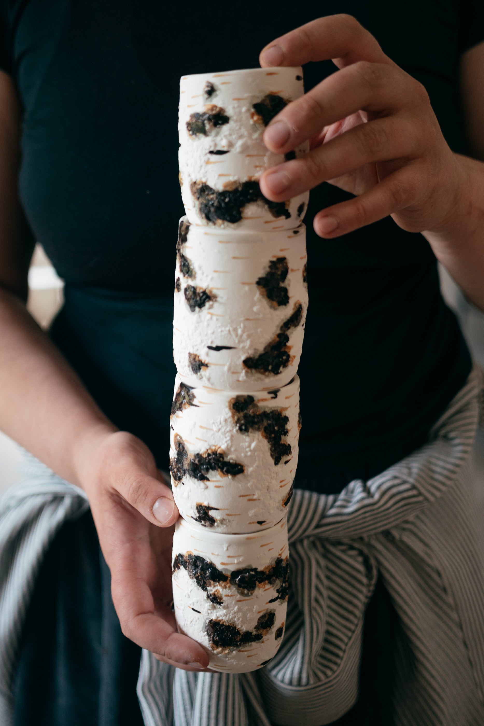 Birch | Handleless mug Porcelain