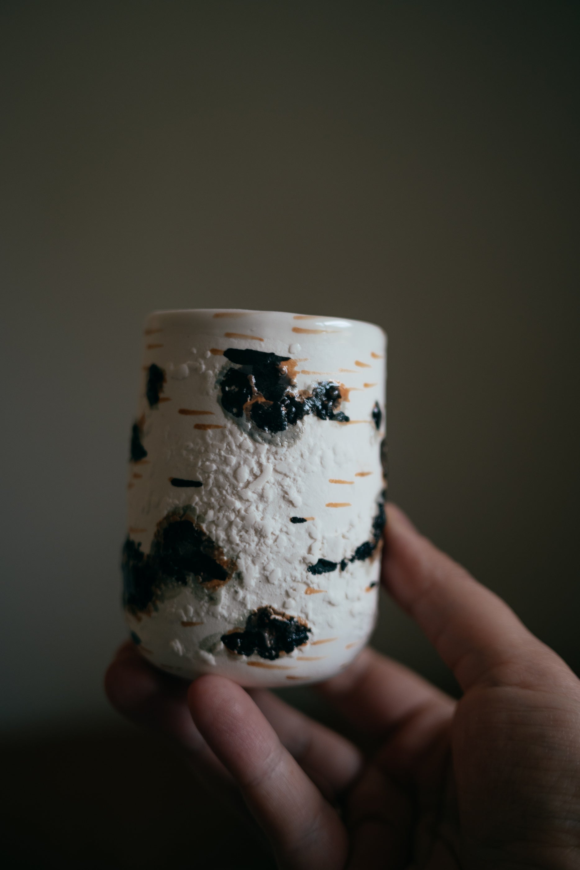 Birch | Handleless mug Porcelain