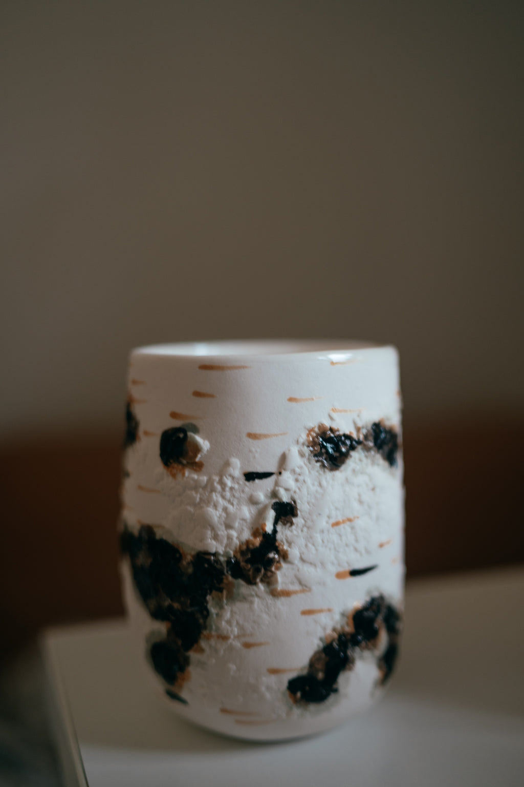 Birch | Handleless mug Porcelain