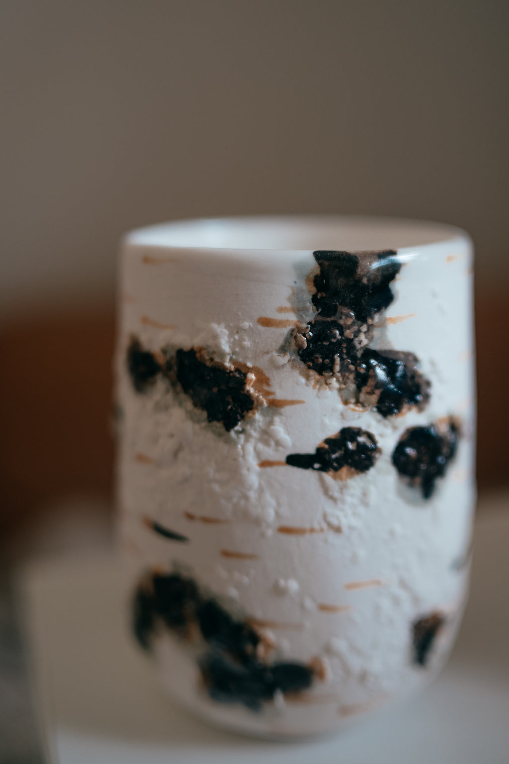 Birch | Handleless mug Porcelain
