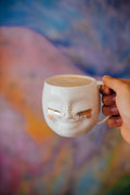 Happy face M rounded size | Porcelain mug