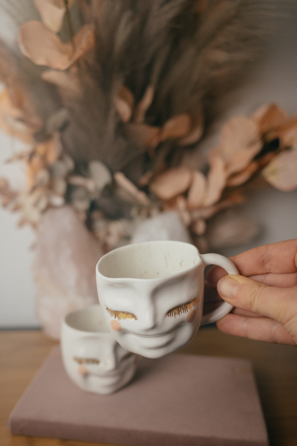 Happy face S size | Porcelain mug