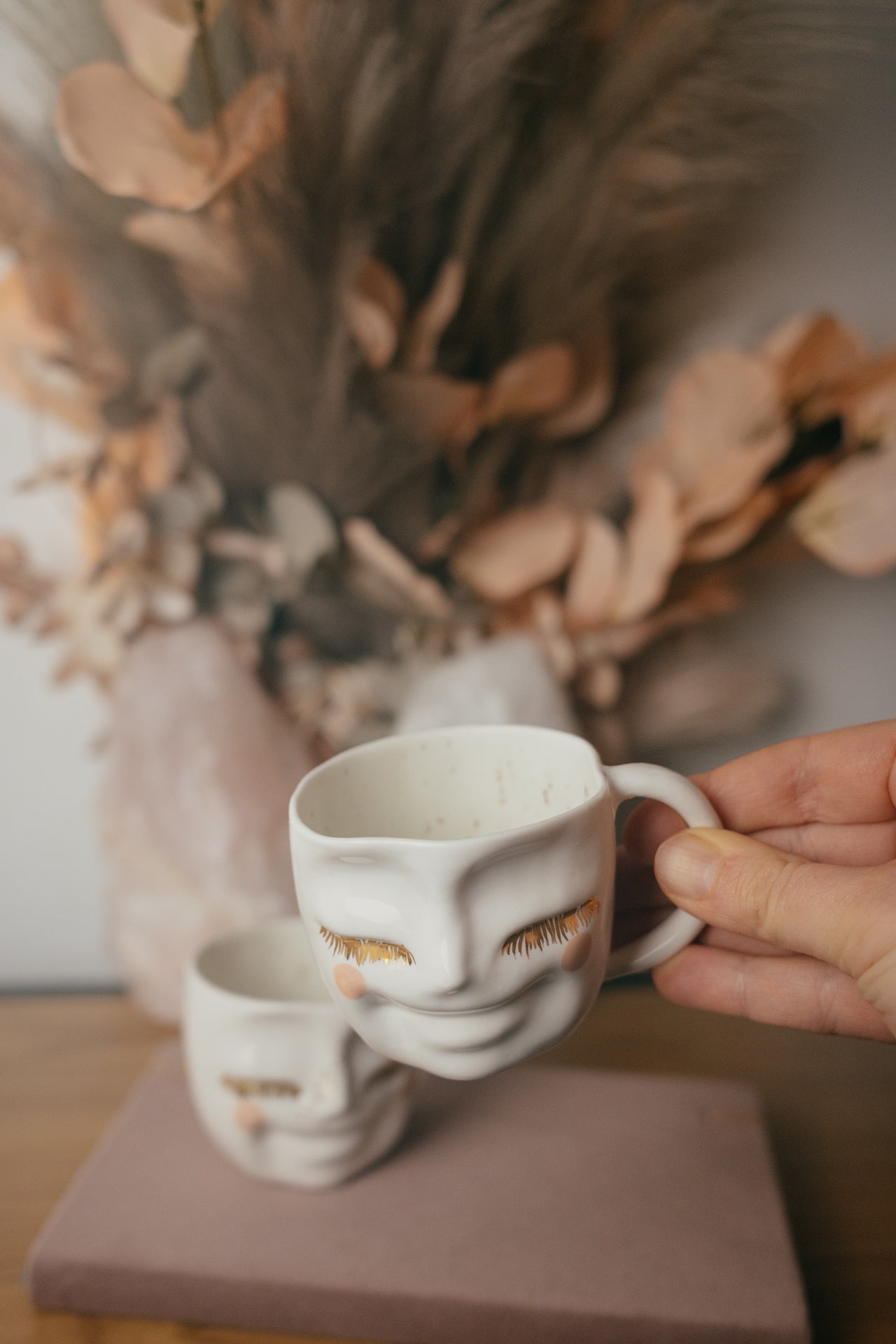 Happy face S size | Porcelain mug