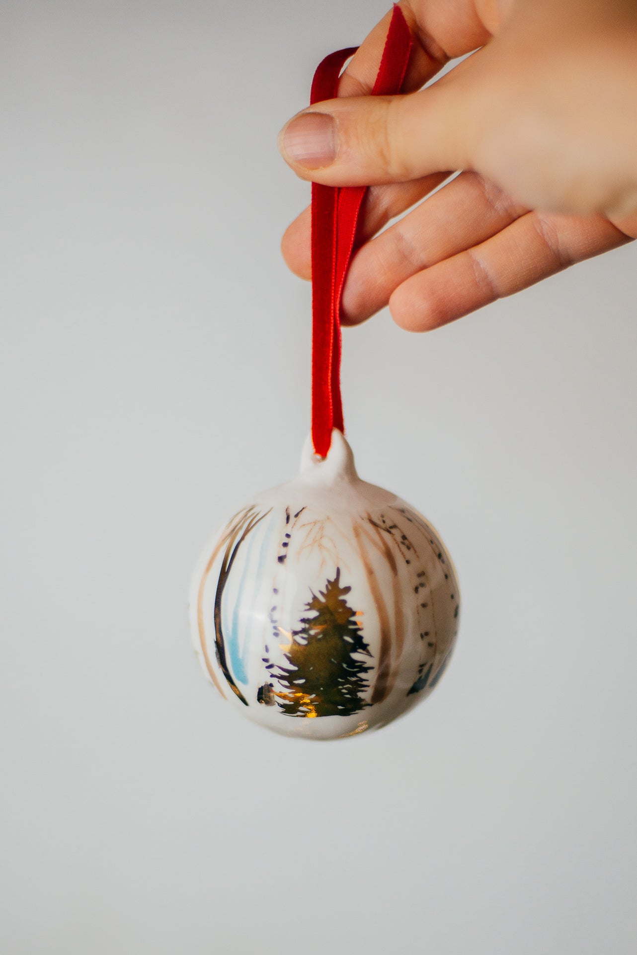 Golden forest | Christmas ornaments
