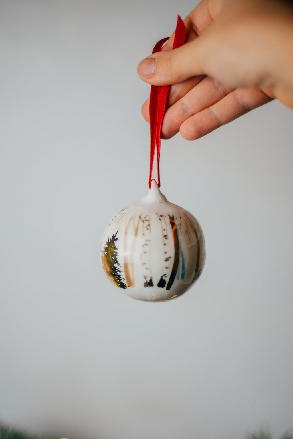 Golden forest | Christmas ornaments