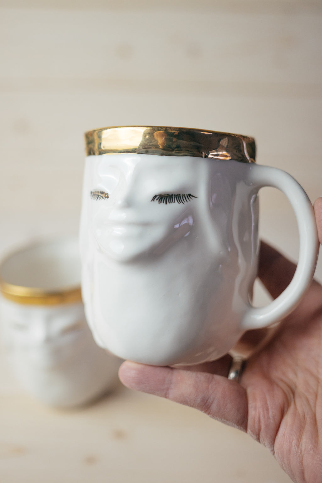 Folk girl | Porcelain mug