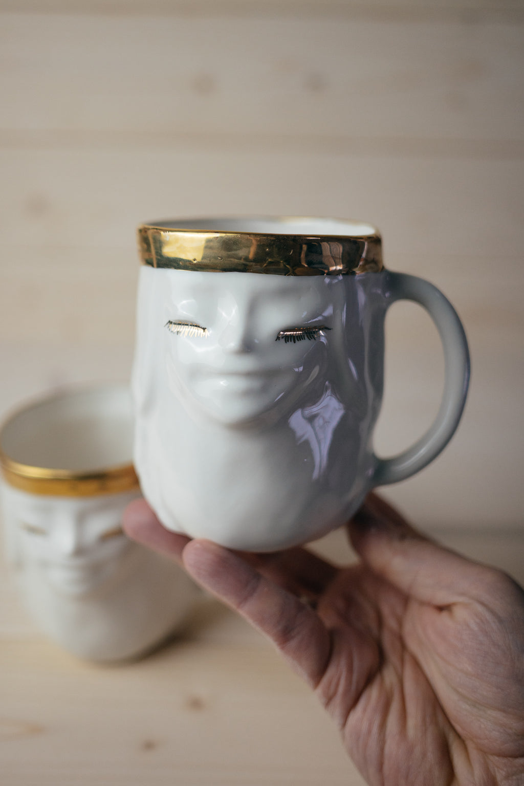 Folk girl | Porcelain mug