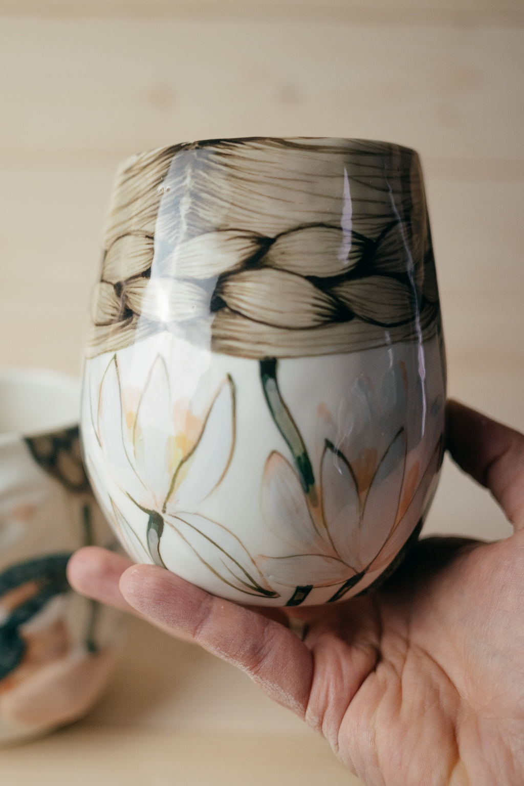 Kingfisher | Porcelain vase