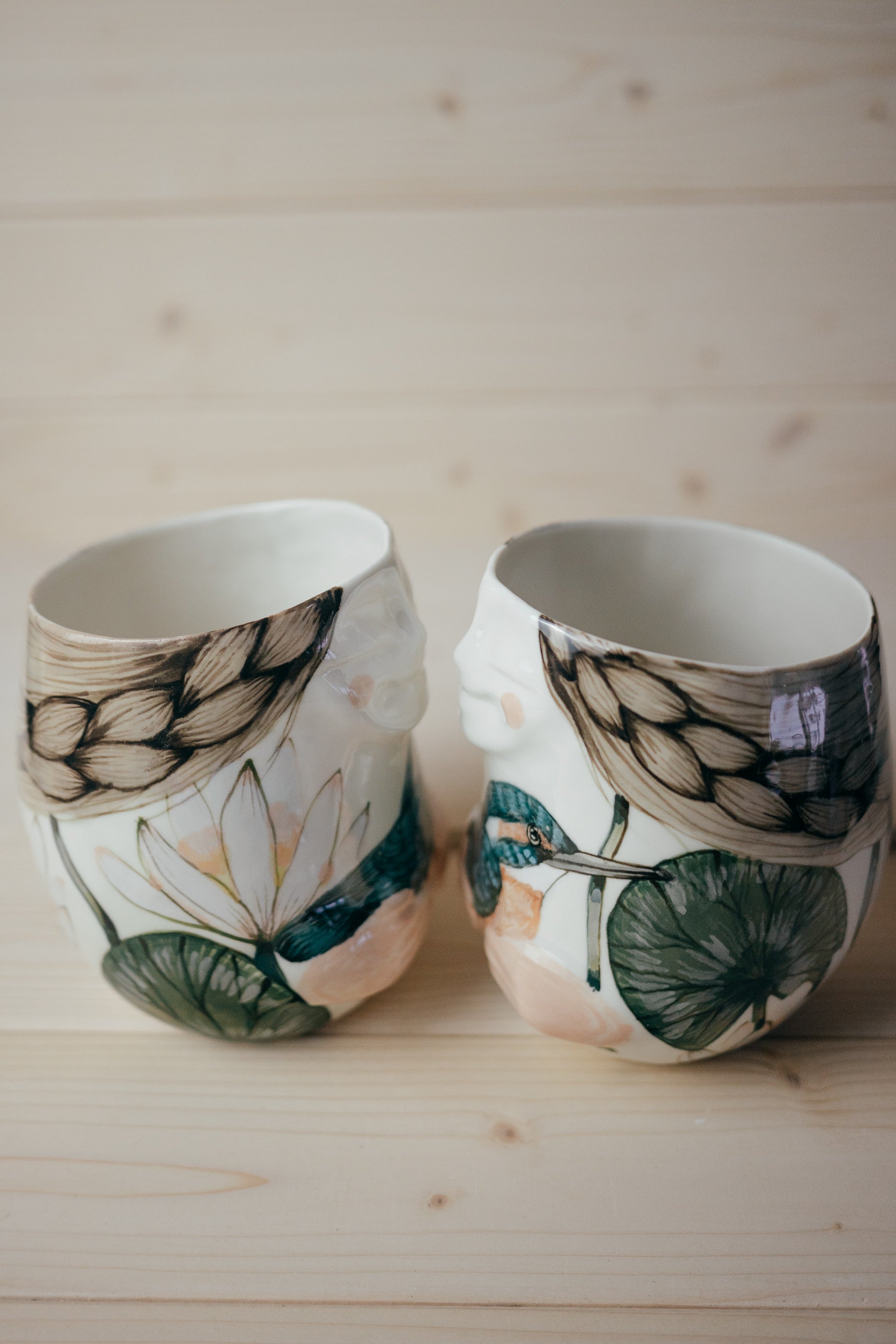 Kingfisher | Porcelain vase