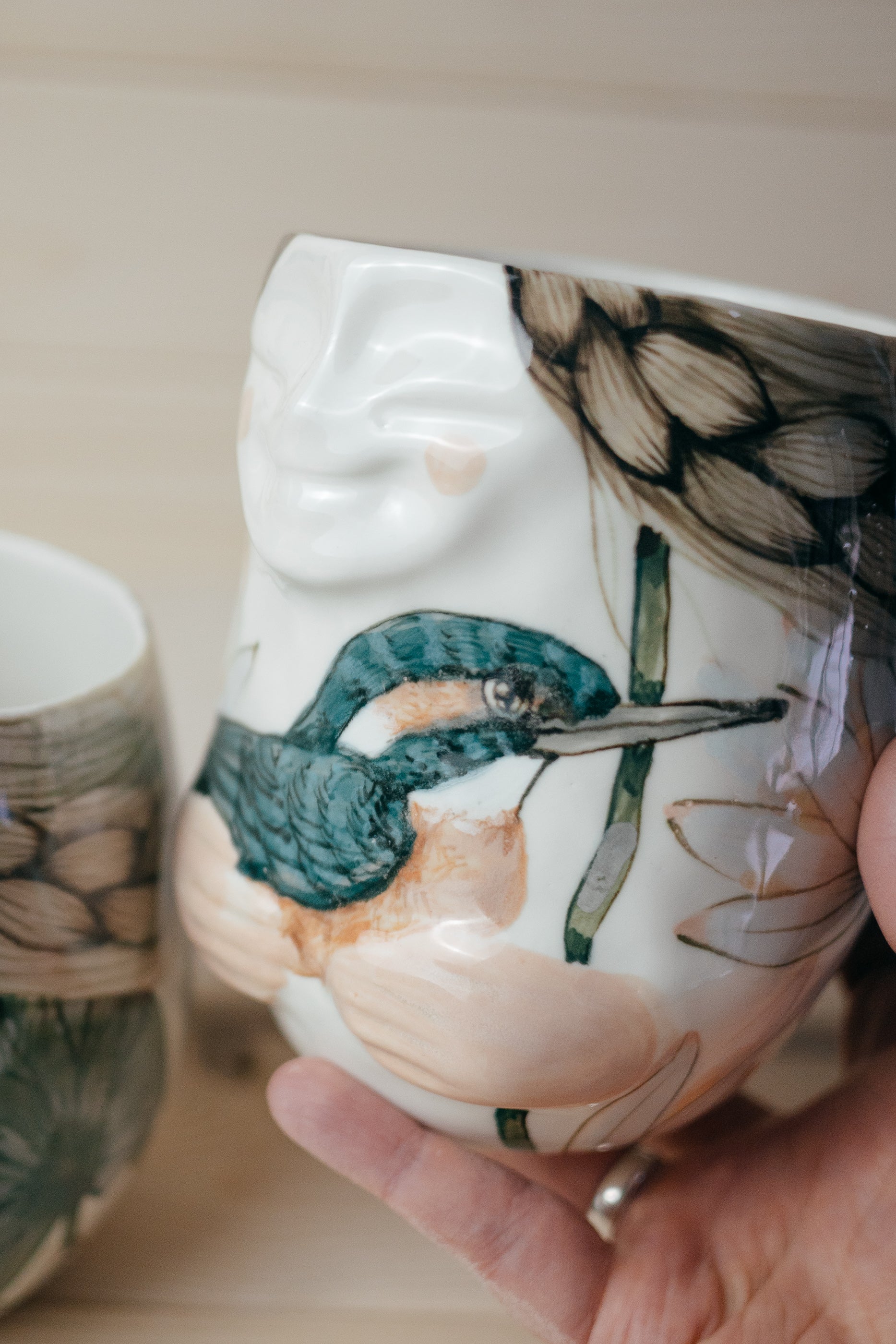 Kingfisher | Porcelain vase