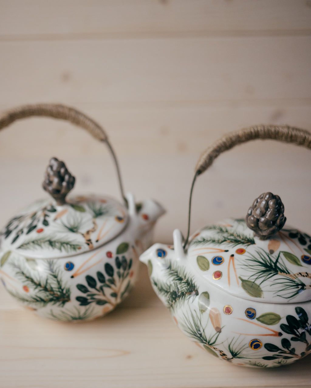 Ovisi forest | Handmade porcelain teapot