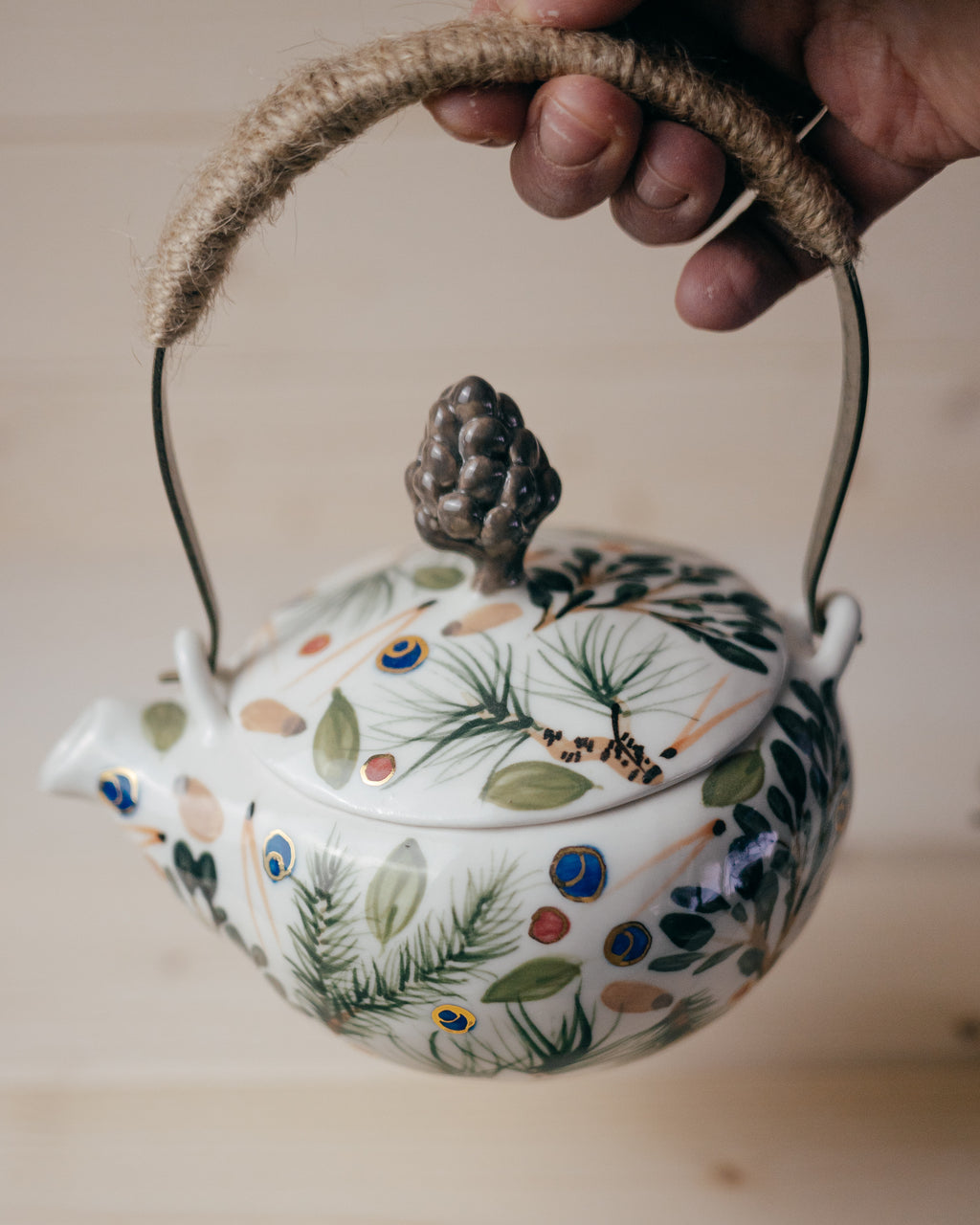 Ovisi forest | Handmade porcelain teapot
