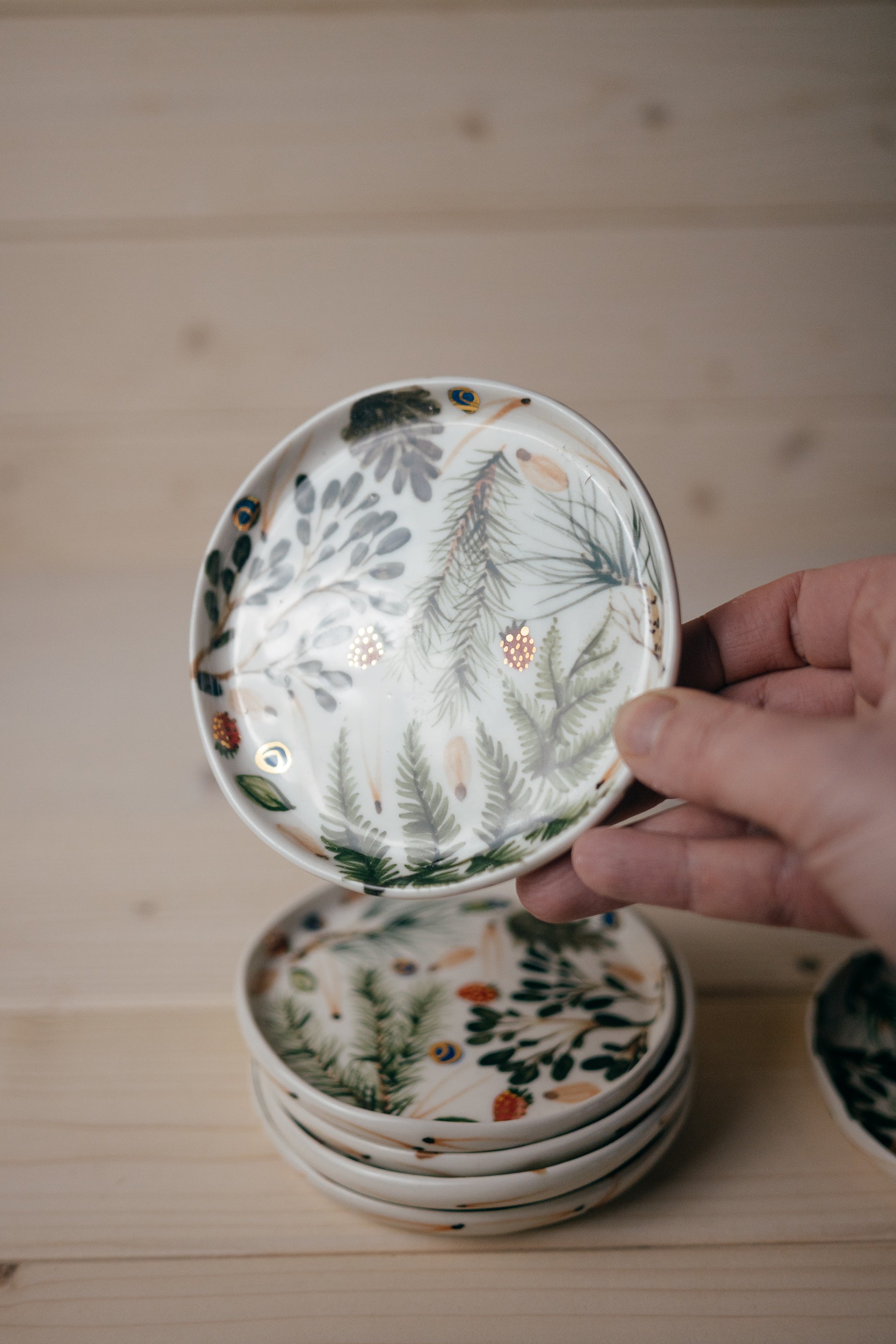 Ovisi forest | Porcelain saucer
