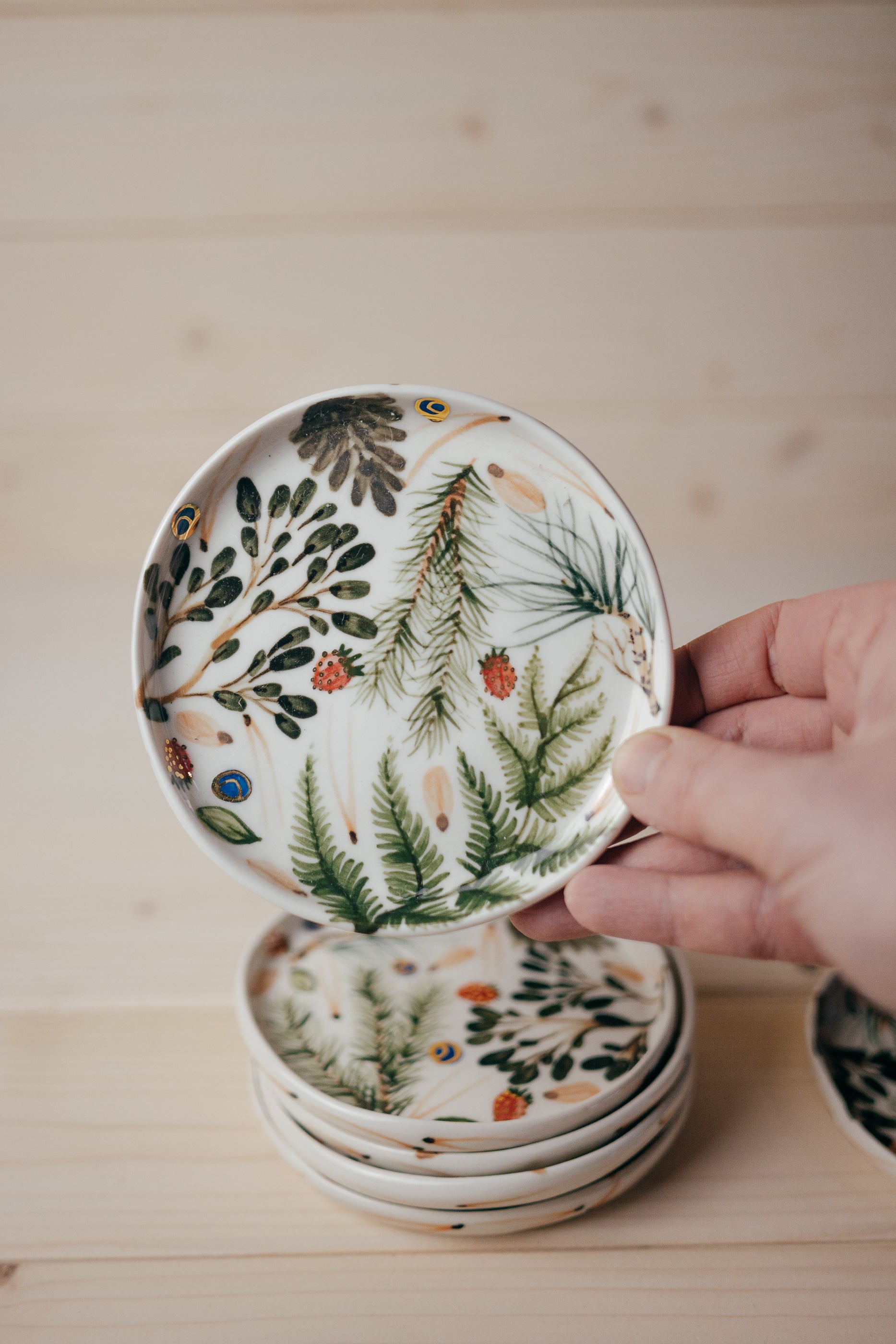 Ovisi forest | Porcelain saucer