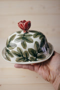 Porcelain butter dish | Rose