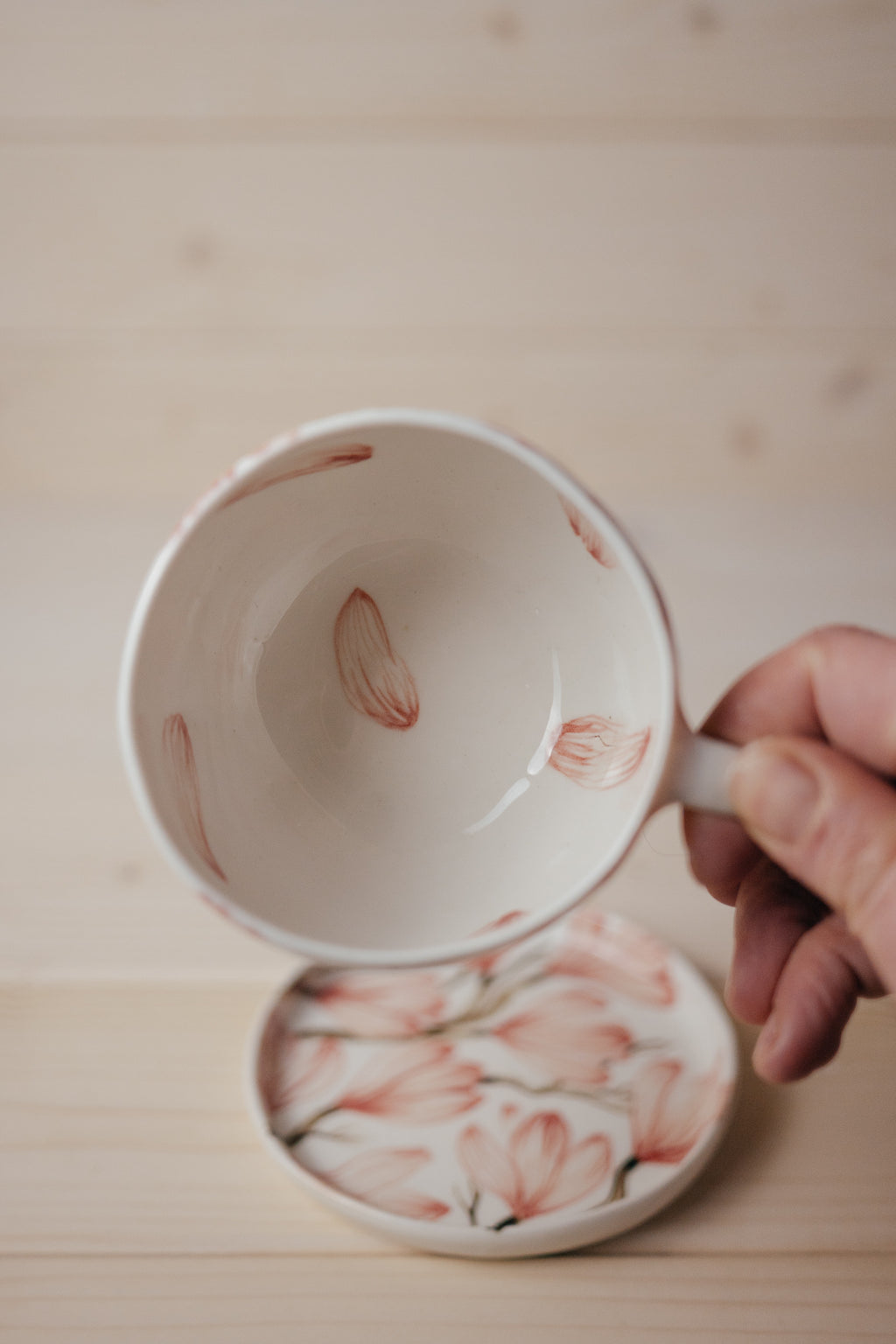 Magnolia | Porcelain cup set