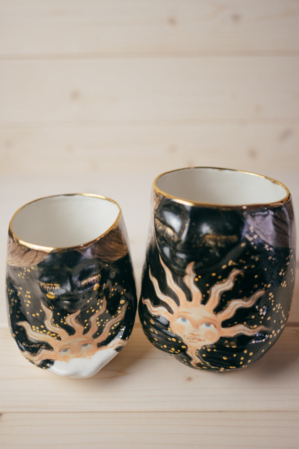 Sun | Porcelain vase