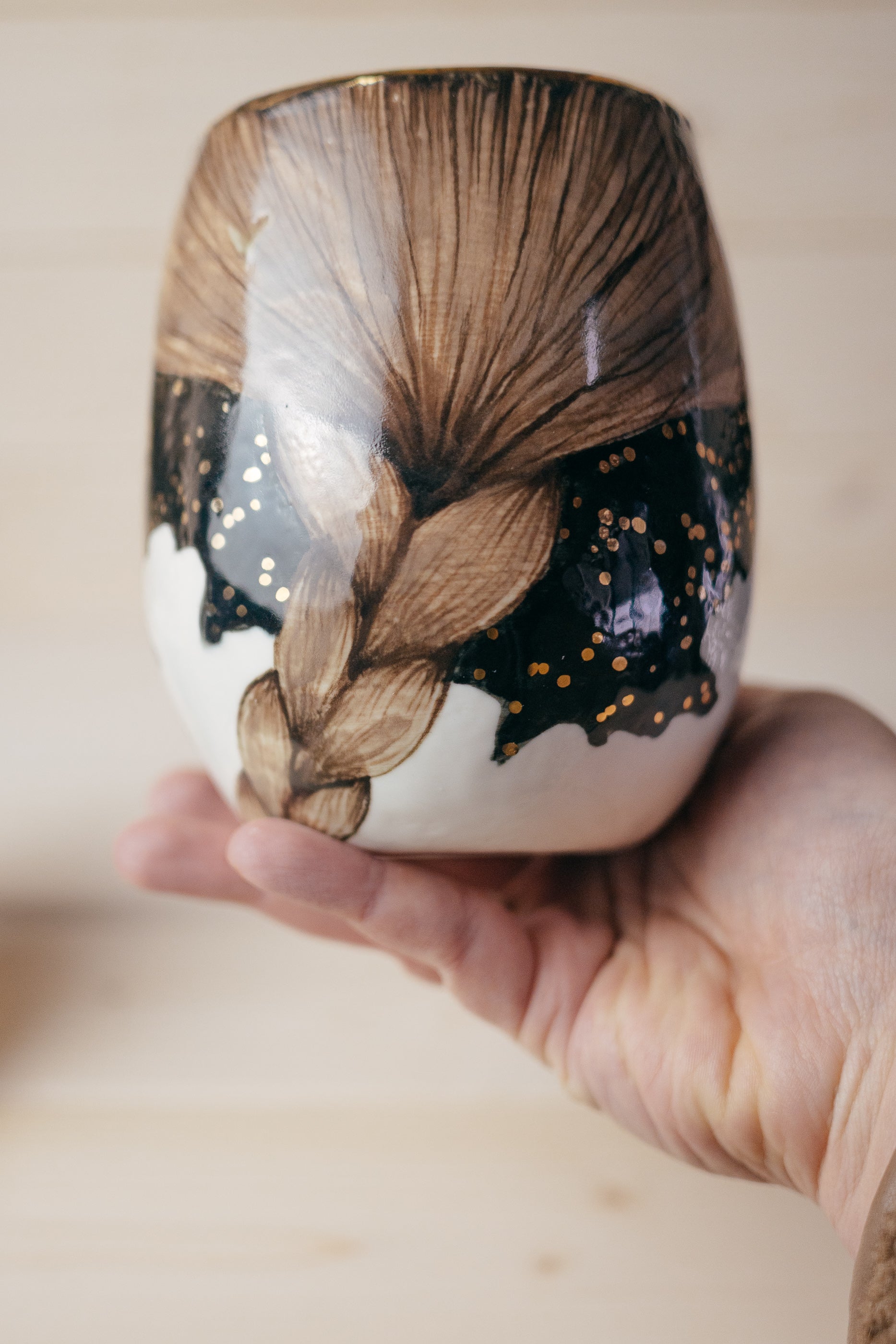 Sun | Porcelain vase