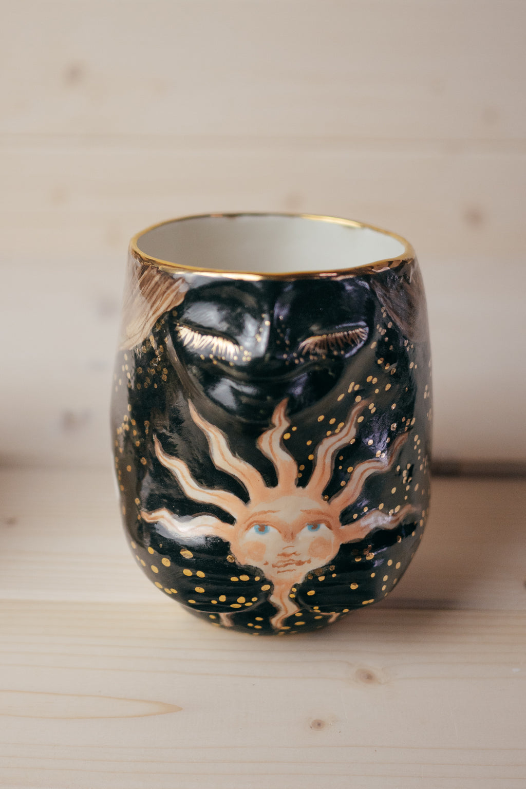 Sun | Porcelain vase