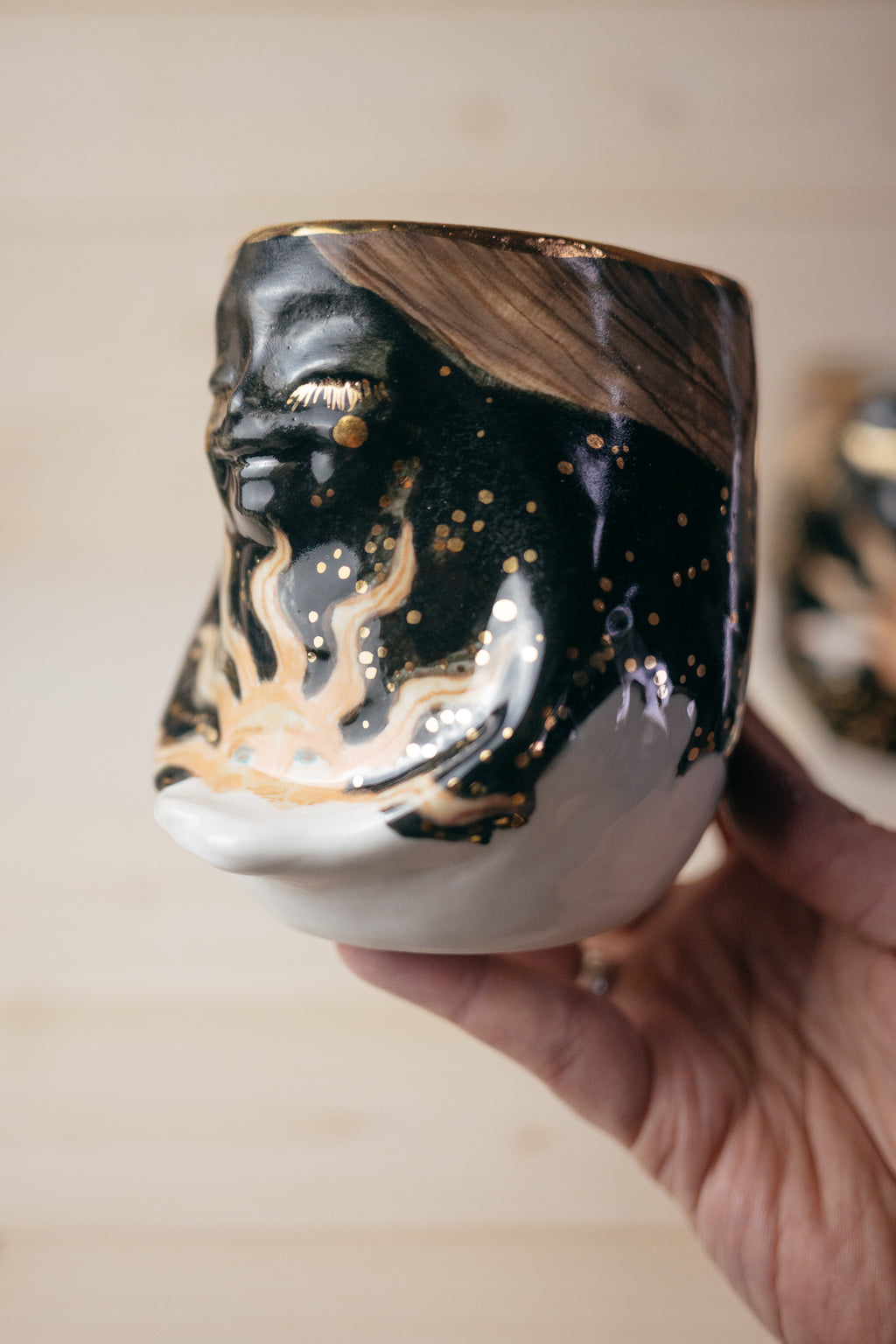 Sun | Porcelain vase