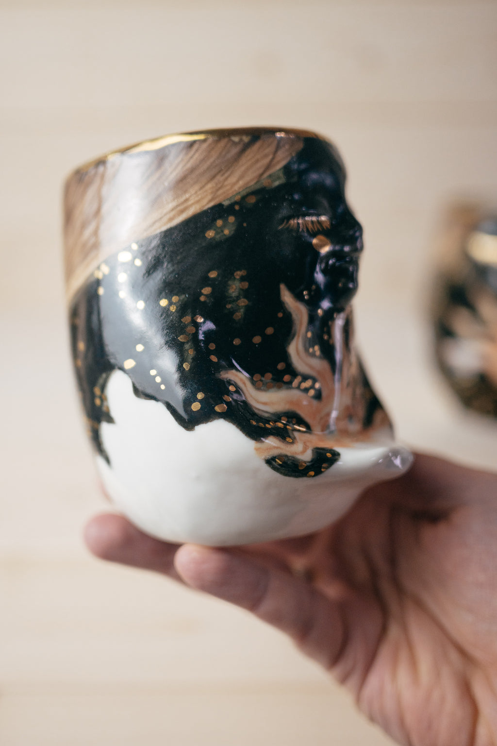 Sun | Porcelain vase