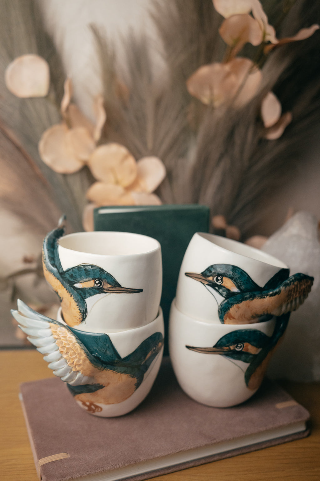 Kingfisher | Winged Porcelain Cup