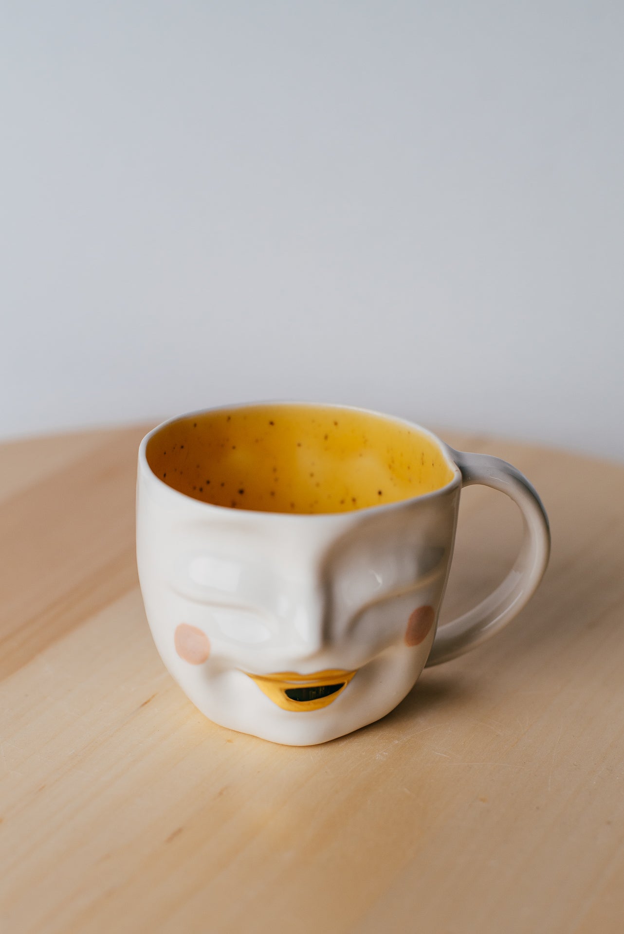 Happy face S size | Porcelain mug